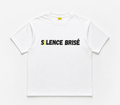 Silence Brisé – T-shirt blanc premium